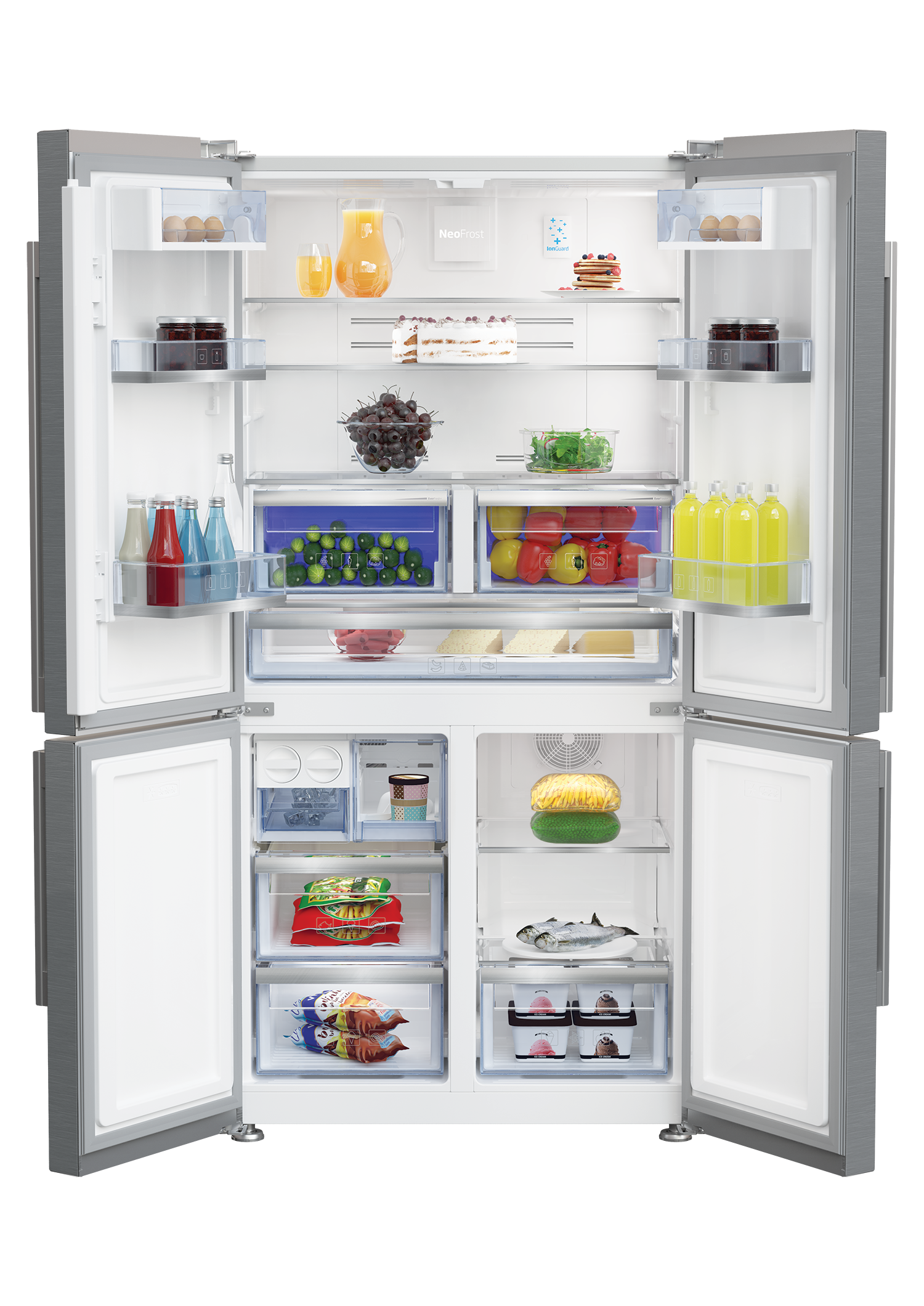 Beko GN1416231ZX 626L Inverter Multi-door Refrigerator