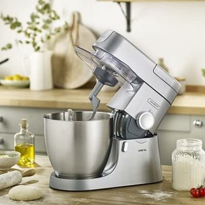 Kenwood KVL4100S Chef XL Stand Mixer Kitchen Machine 6.7L 1200W (Silver)