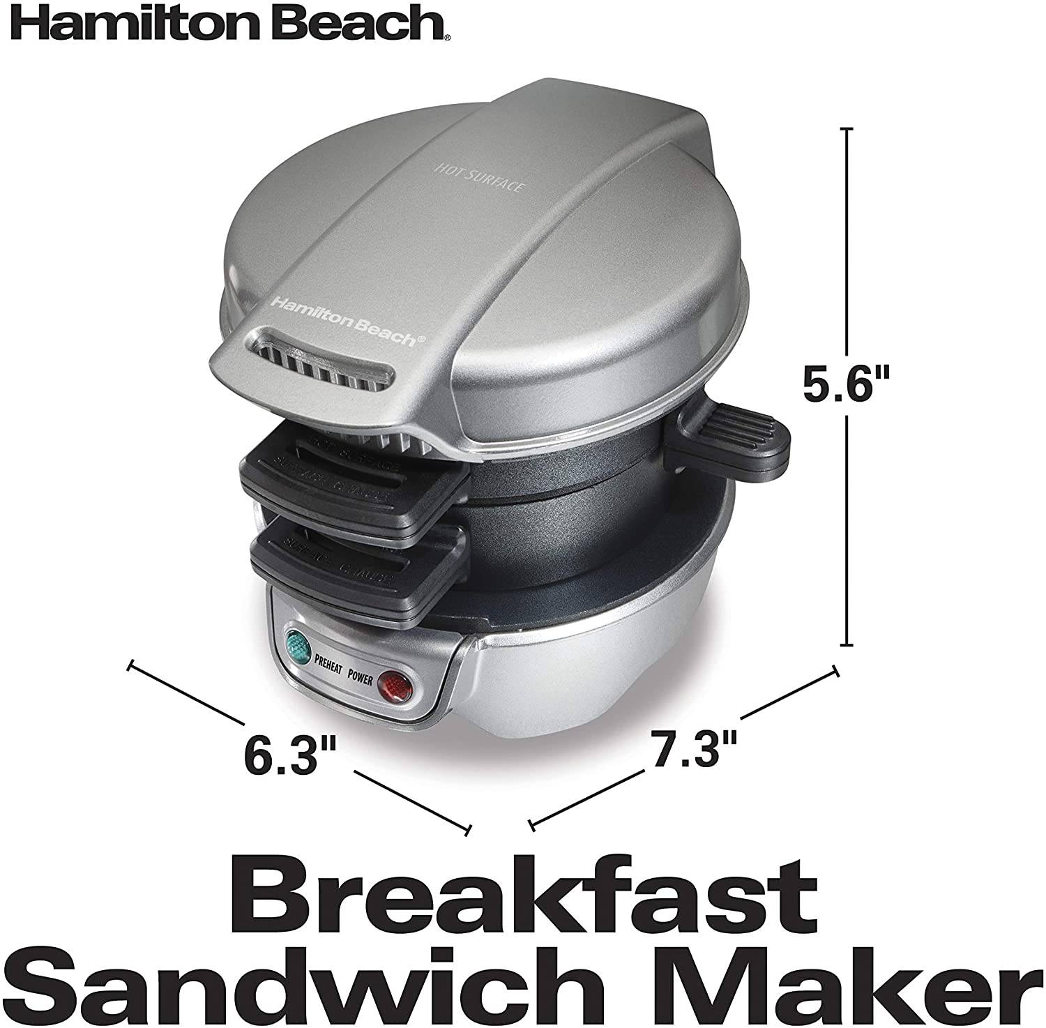 Hamilton Beach 25475SAU Breakfast Sandwich Maker