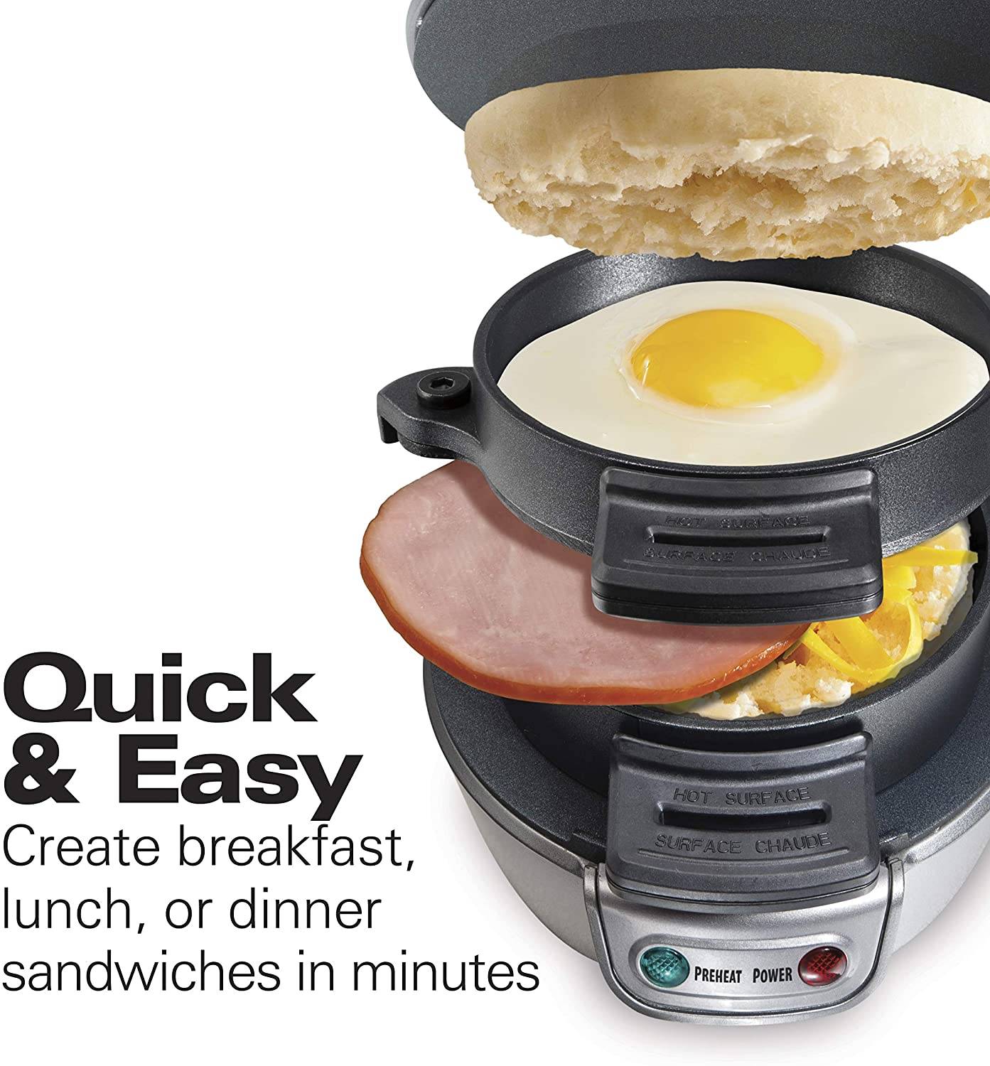 Hamilton Beach 25475SAU Breakfast Sandwich Maker