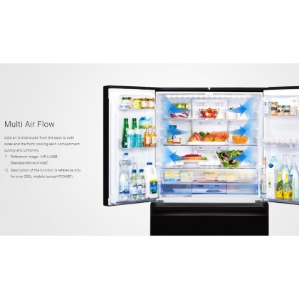 mitsubishi 4 door fridge mr l78en gbk