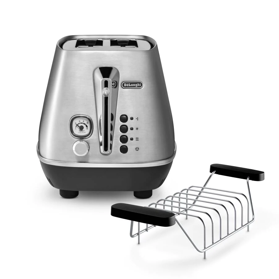 Delonghi Distinta X Kettle Toaster (Brushed Metal) KBI2001.M CTI2103.M