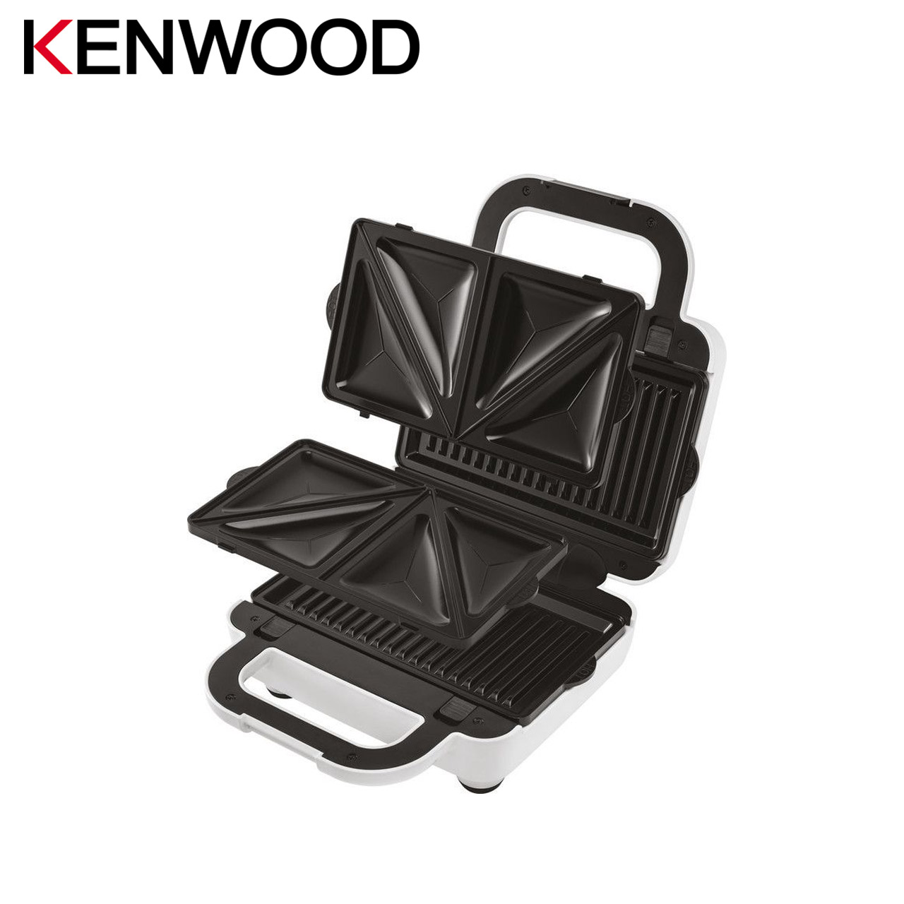 Kenwood SMP84.C0WH 3 In 1 Sandwich Maker 700W Grill Waffle (White)